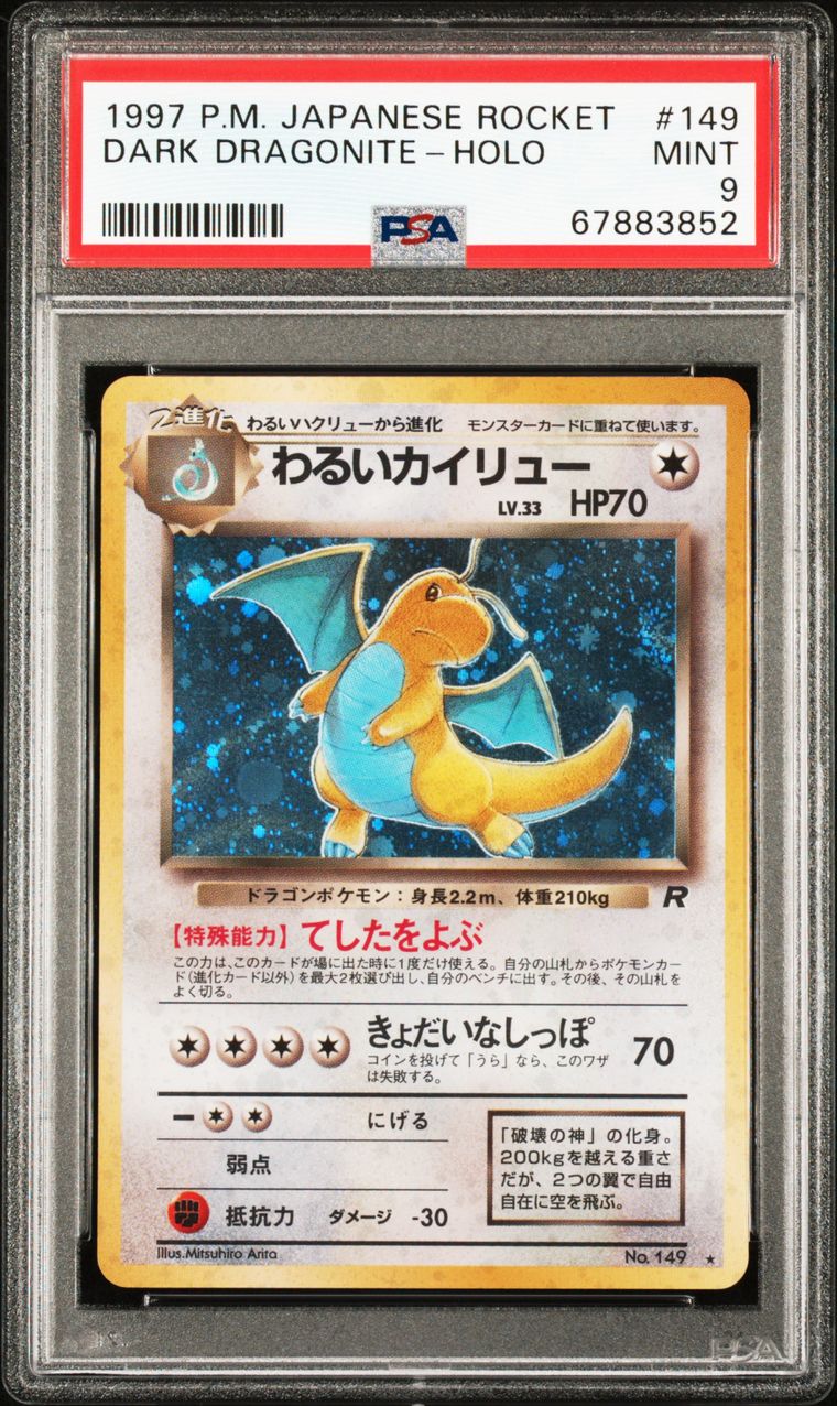 Japanese hotsell Dark Dragonite