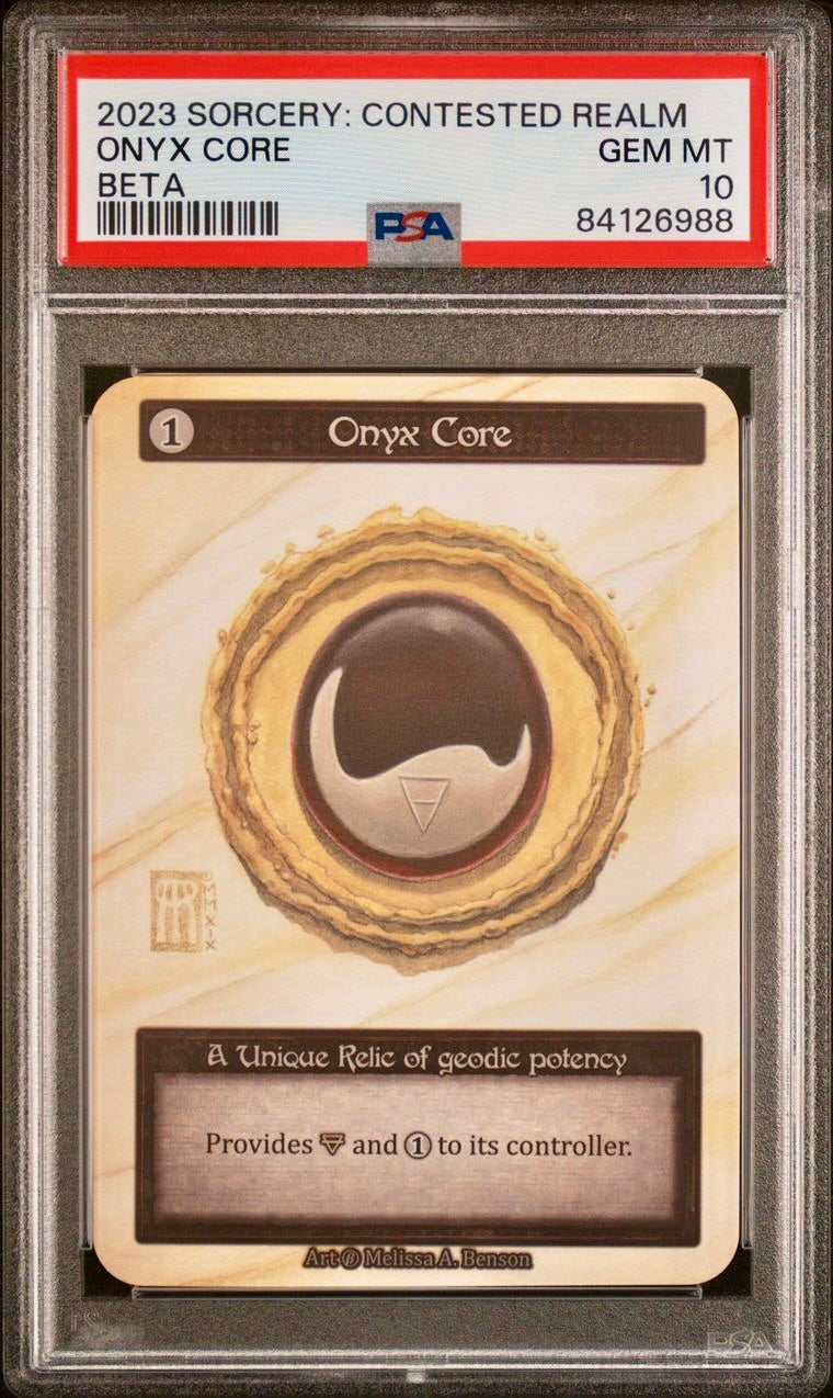 PSA 10 - Onyx Core (Unique) Beta - Sorcery – JustEncased