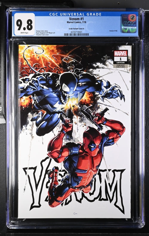 Venom popular #1 Marvel Comics 7/18 CGC 9.8