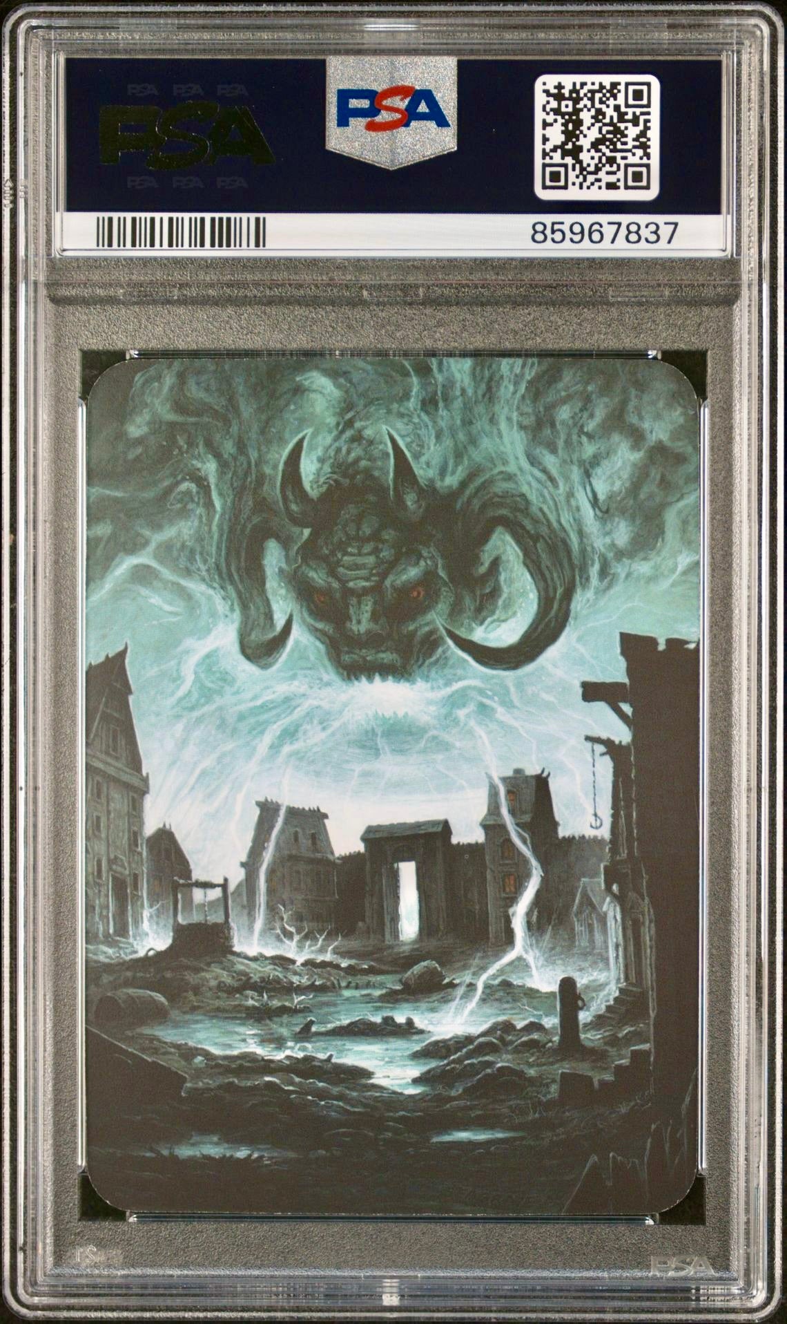 PSA 9 - Nimbus Jinn (Elite Foil) Beta - Sorcery