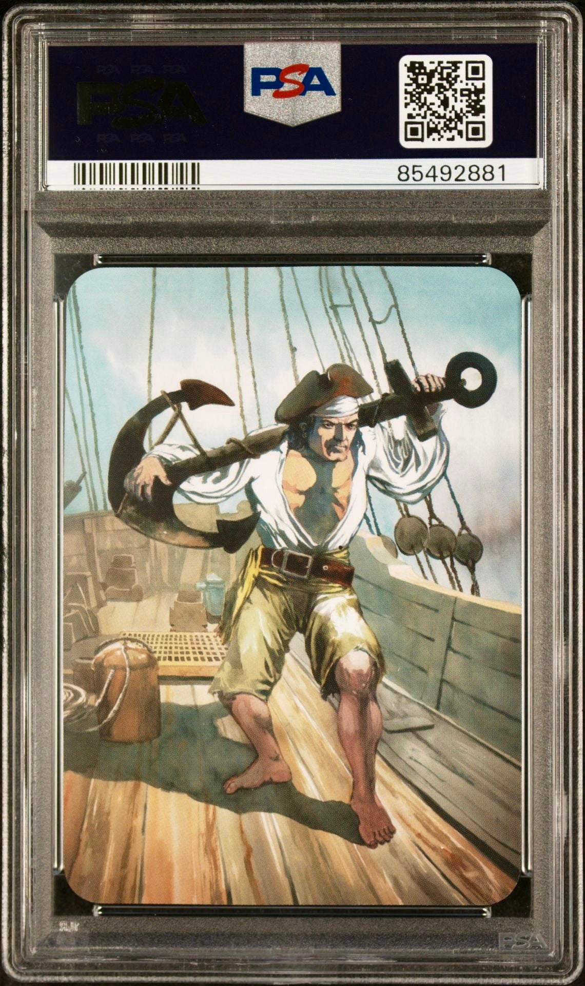 PSA 10 - Old Salt Anchorman (Ordinary Foil) Alpha - Sorcery