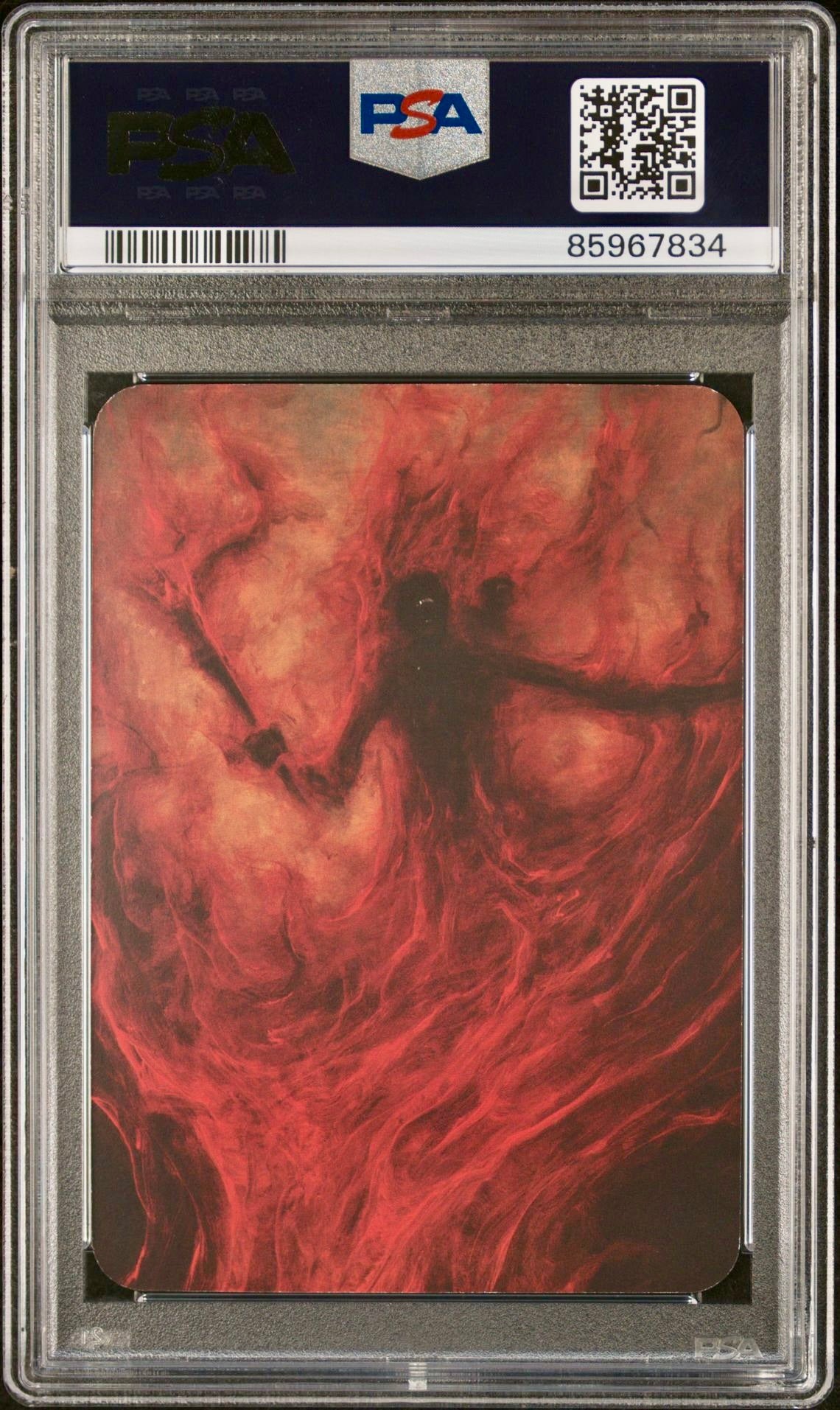 PSA 8 - Immolation (Unique Foil) Beta - Sorcery