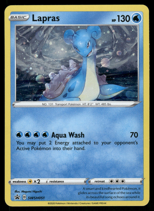 Lapras Holo SWSH051 Black Star Promo Pokemon [NM]