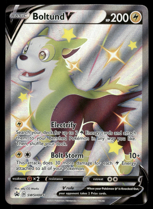 Boltund V SWSH085 Black Star Promo Pokemon [NM]