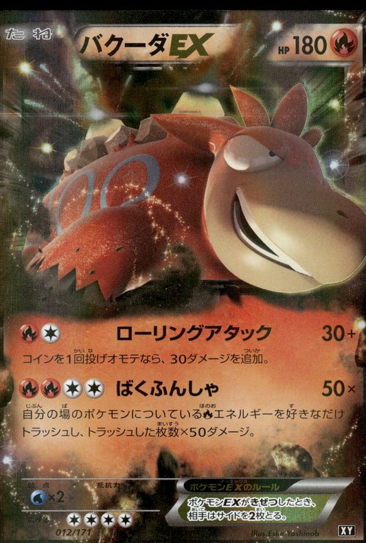 Camerupt EX 012/171 XY The Best of XY Japanese Pokemon [NM]