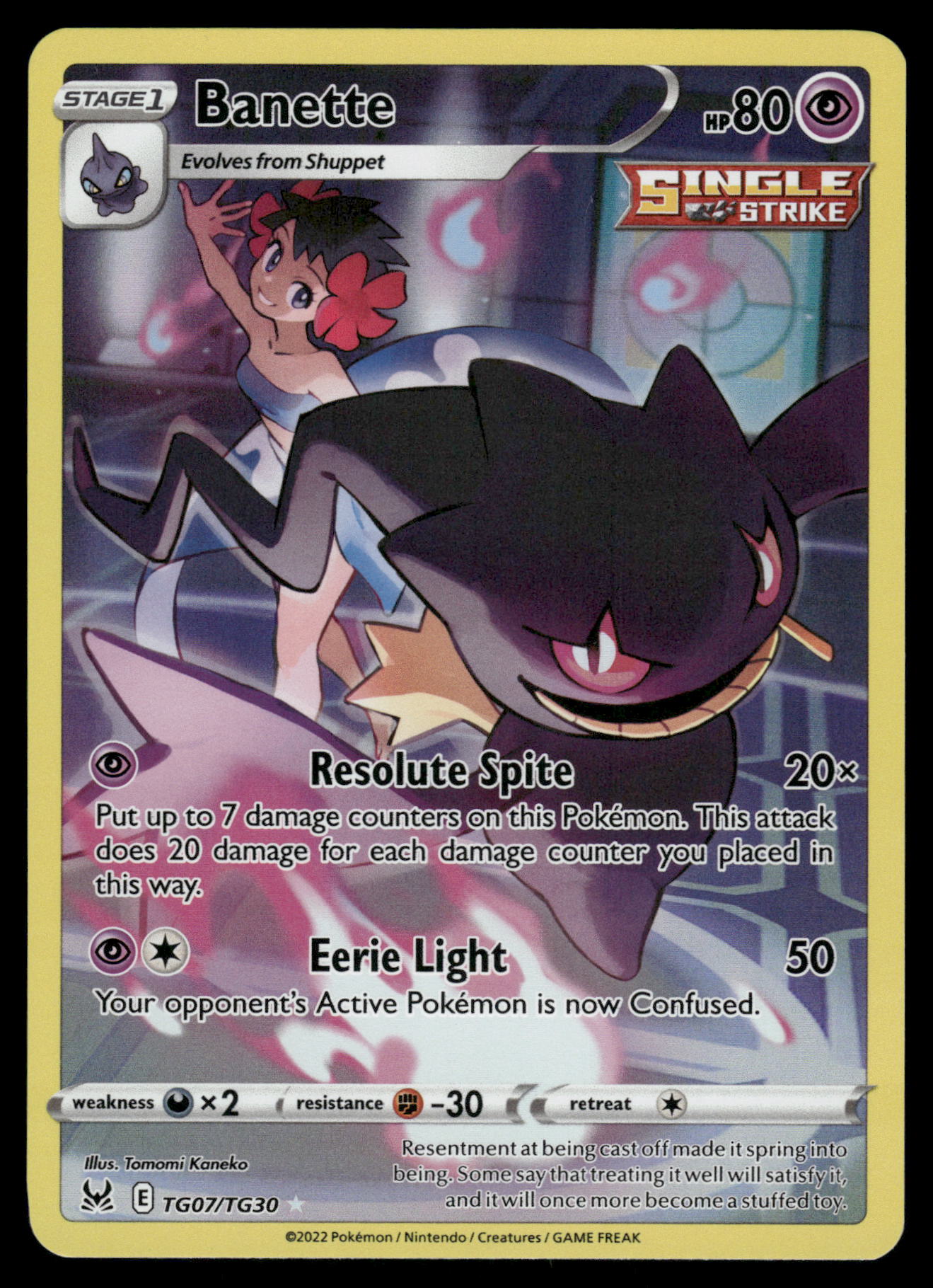 Banette TG07/TG30 SWSH Lost Origin Pokemon [NM]