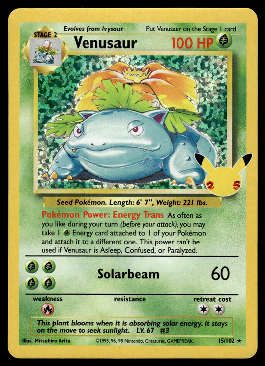 Venusaur 15/102 SWSH Celebrations Classic Collection Pokemon [NM] (1)