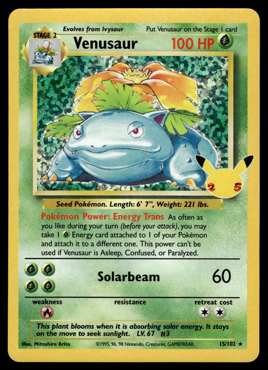 Venusaur 15/102 SWSH Celebrations Classic Collection Pokemon [NM] (4)