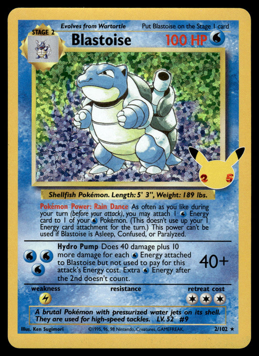 Blastoise 2/102 SWSH Celebrations Classic Collection Pokemon [PL]