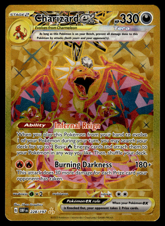 Charizard ex 228/197 SV Obsidian Flames Pokemon [NM] (1)