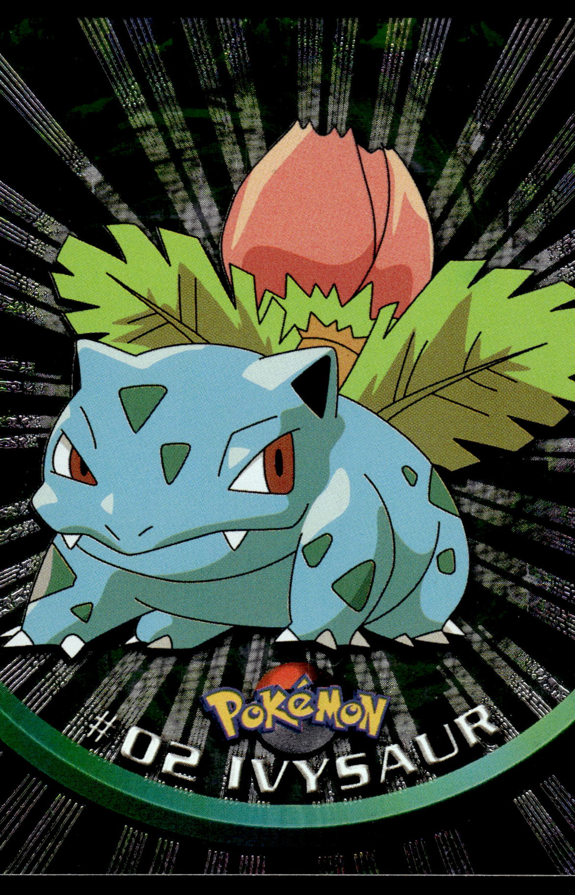 Ivysaur Holo #02 TOPPS TV Animation Pokemon [NM]