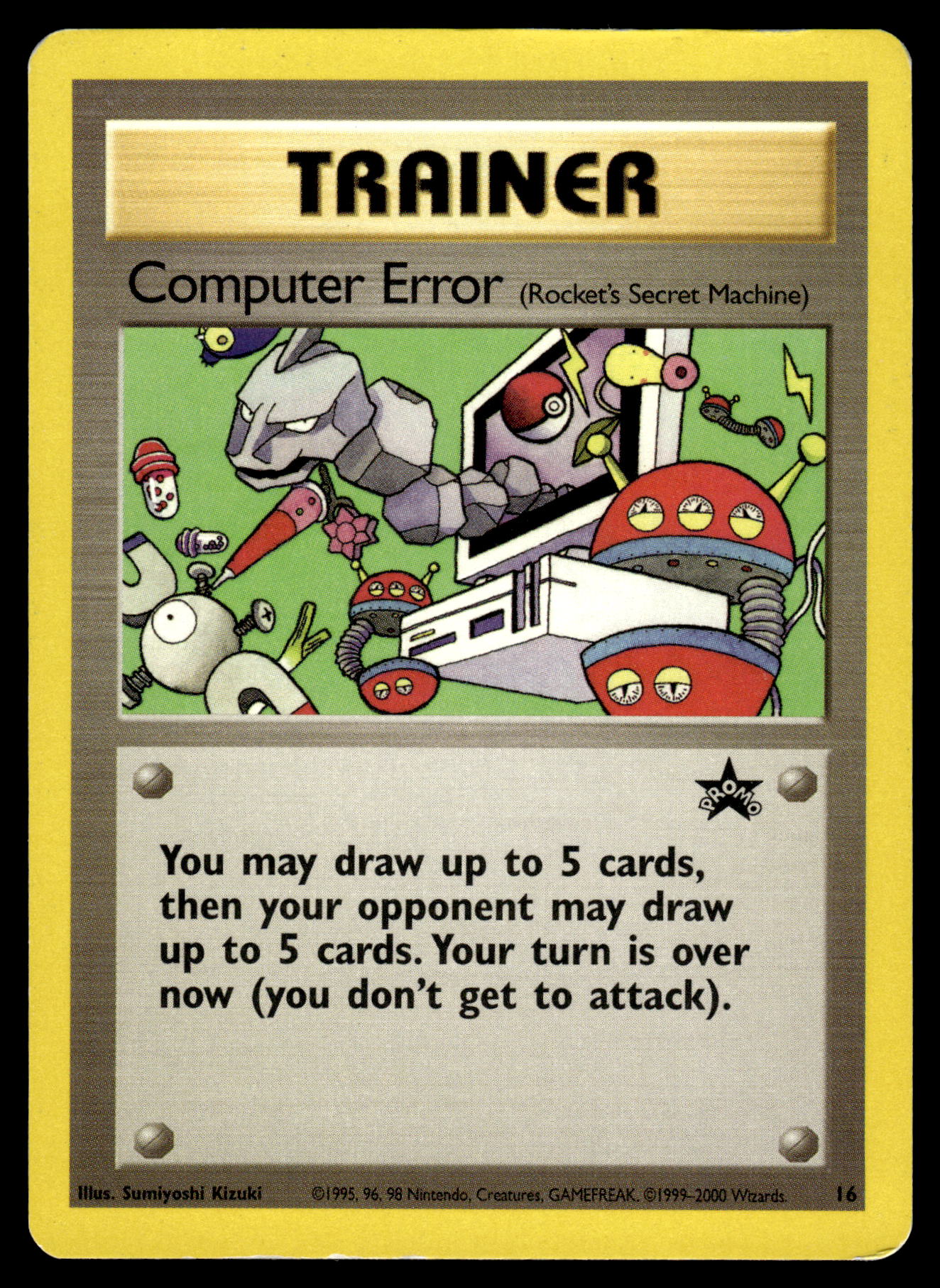 Computer Error #16 WOTC Black Star Promo Pokemon [DMG]