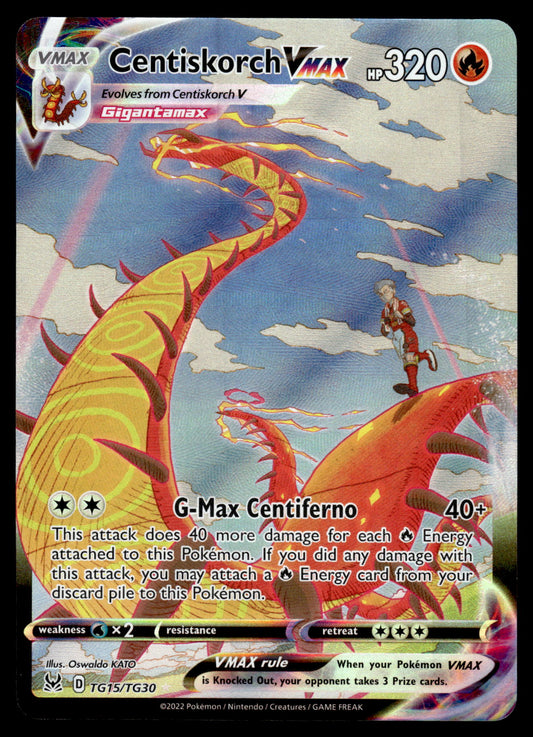 Centiskorch VMAX TG15/TG30 SWSH Lost Origin Pokemon [NM]