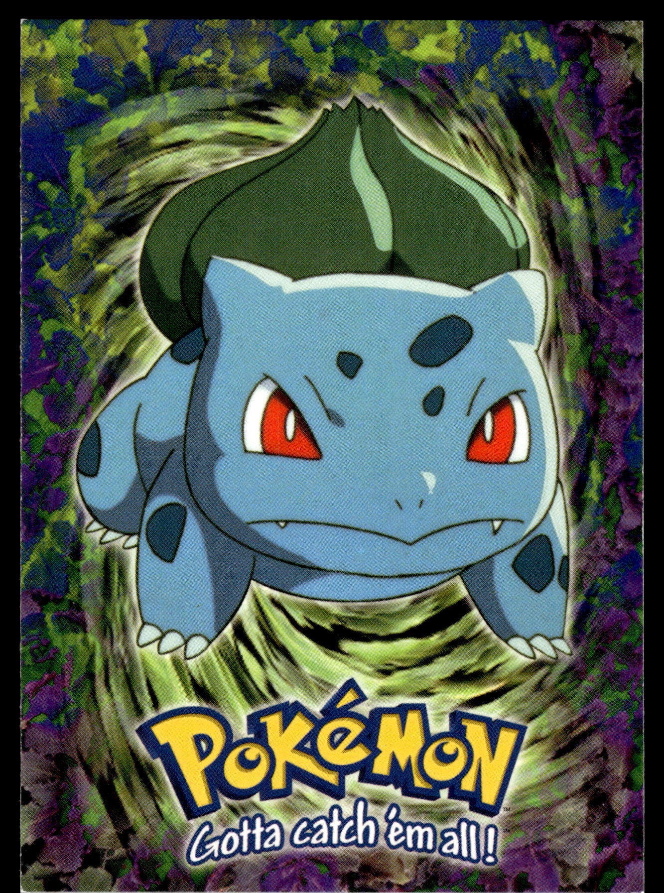 Bulbasaur #01 E1 of 12 TOPPS Pokemon [PL]