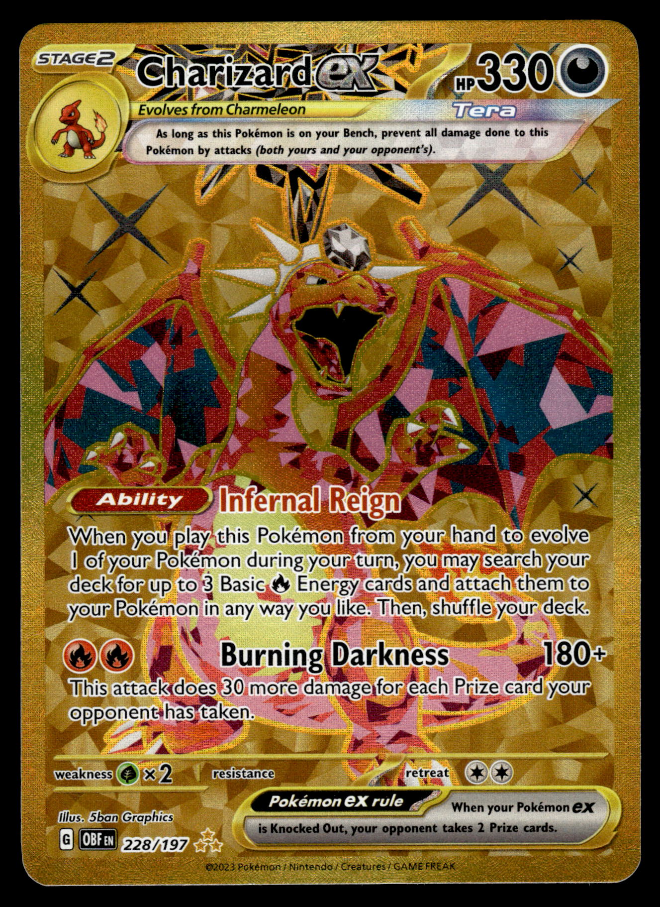 Charizard ex 228/197 SV Obsidian Flames Pokemon [PL]