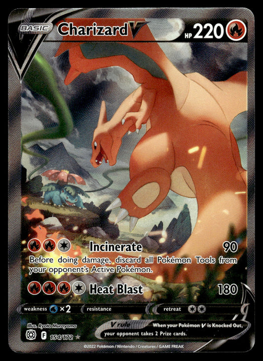 Charizard V 154/172 SWSH Brilliant Stars Pokemon [NM]