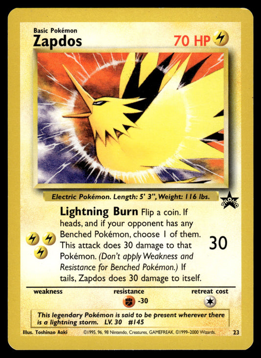 Zapdos 23 WOTC Black Star Promo Pokemon [PL]