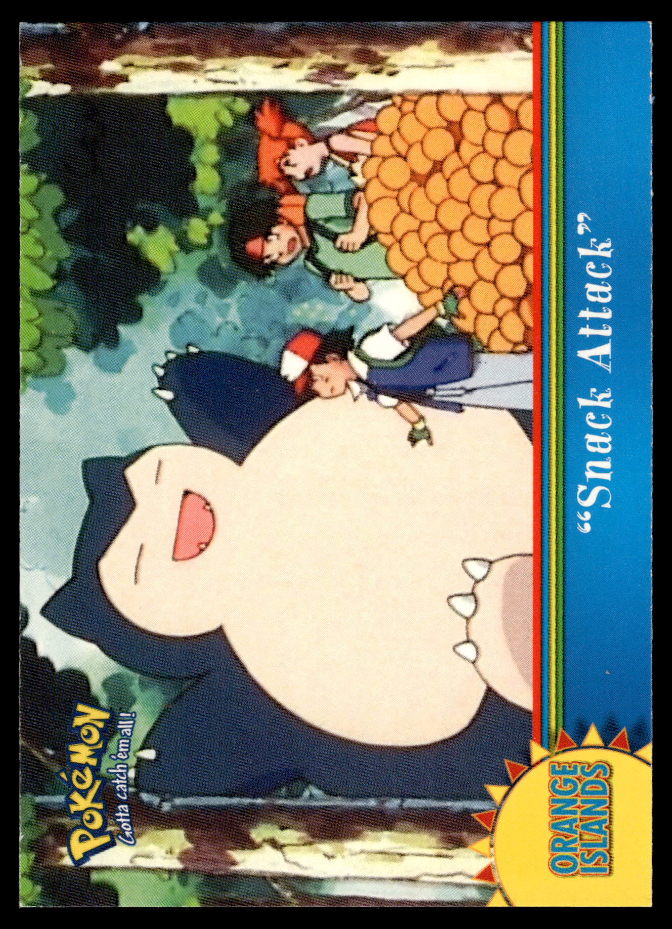 Sneak Attack Snorlax OR11 TOPPS Orange Islands TV Edition Pokemon [NM]