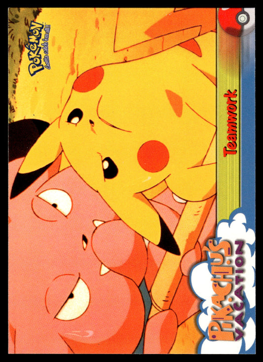 Teamwork #54 TOPPS Pikachu's Vacation Movie Pokemon [NM]