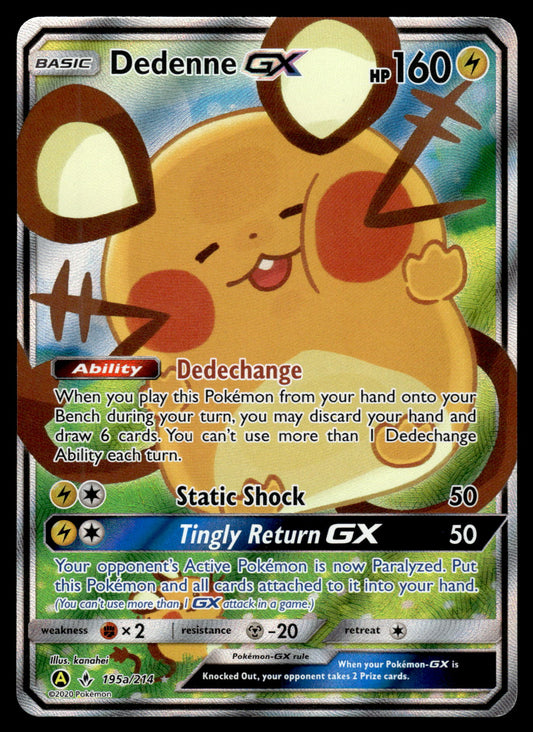 Dedenne GX 195a/214 SM Unbroken Bonds Altenate Art Pokemon [PL]