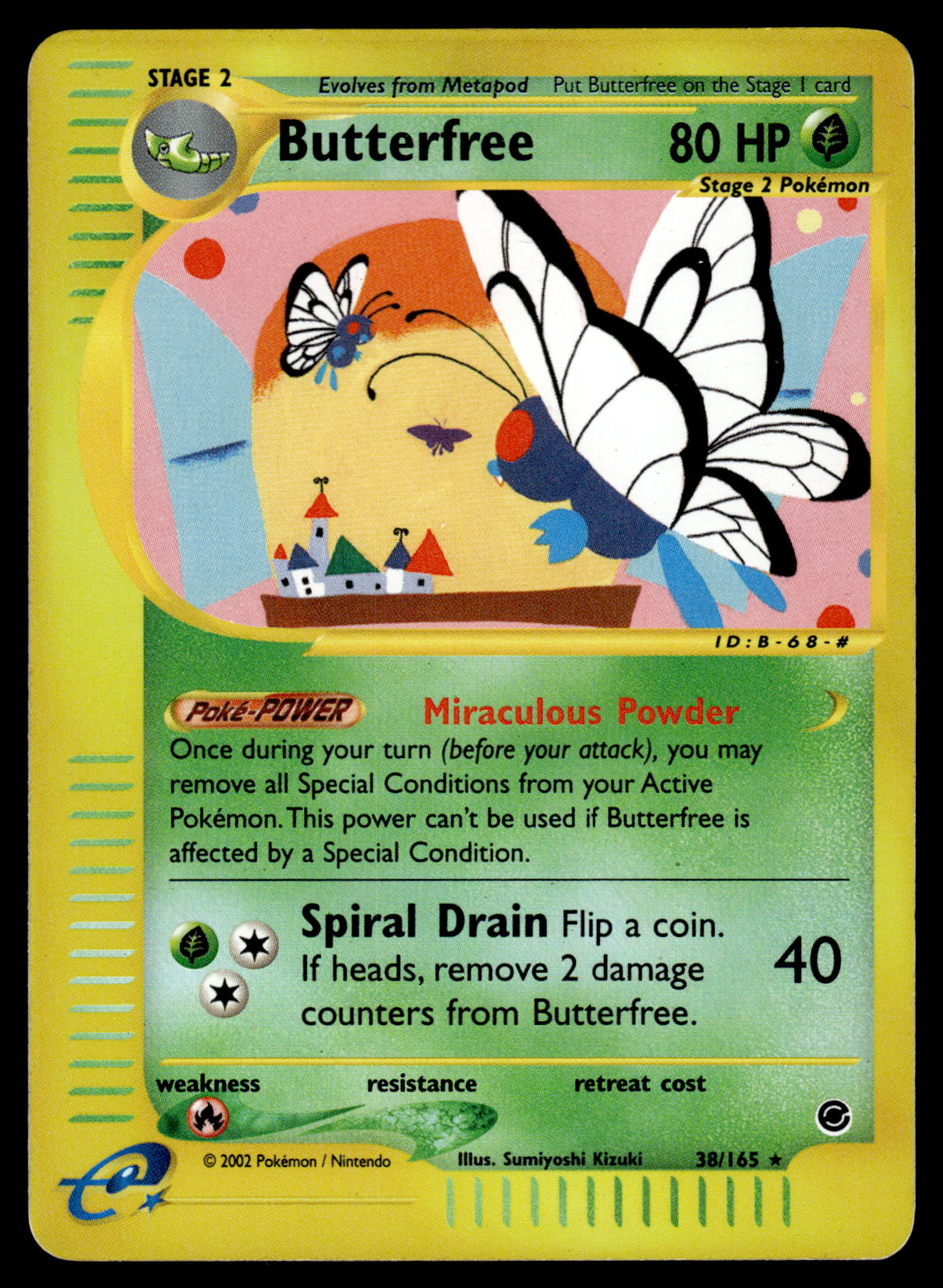 Butterfree Reverse Holo 38/165 WOTC Expedition Pokemon [PL]