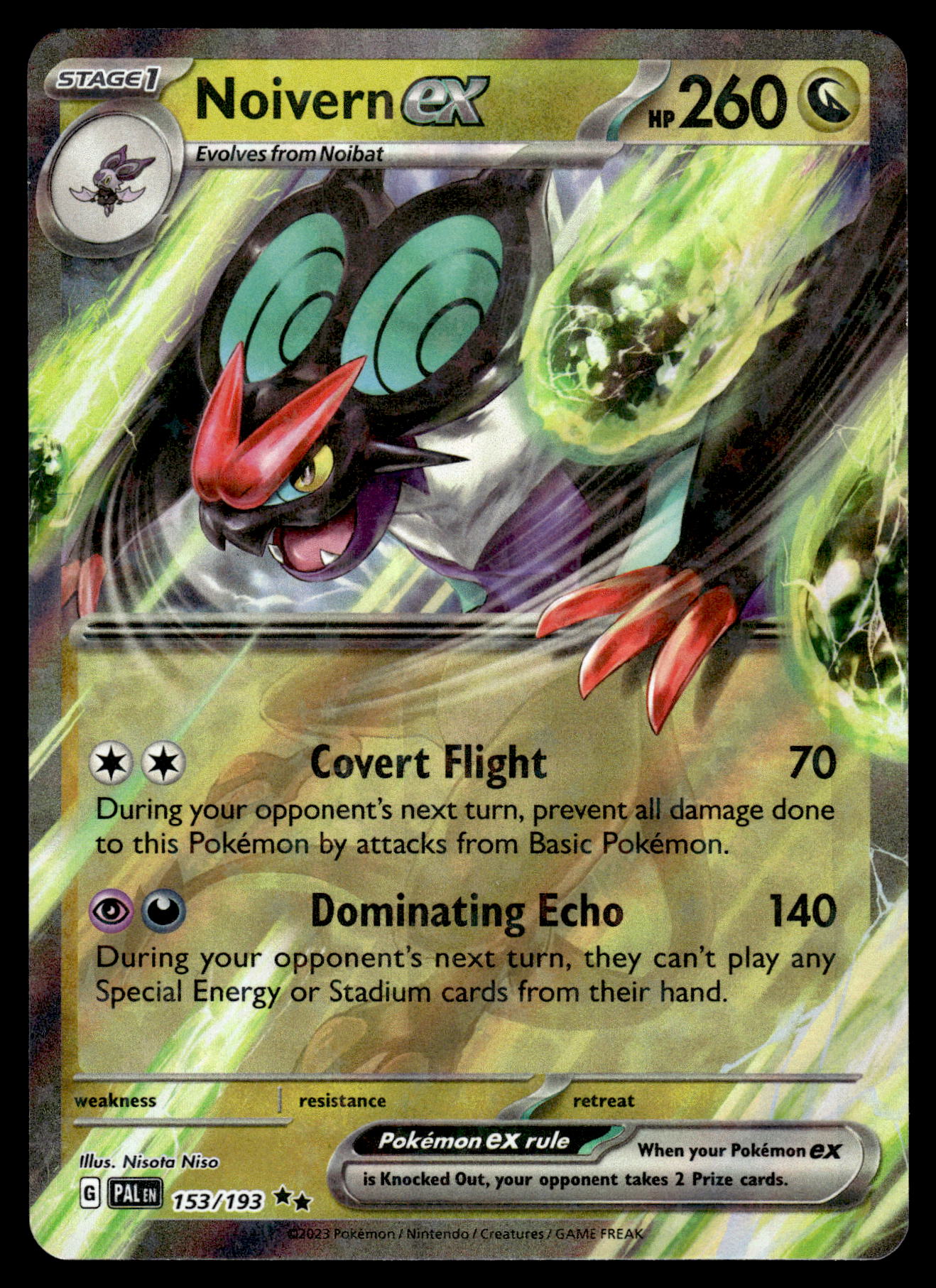 Noivern ex 153/193 SV Paldea Evolved Pokemon [NM]