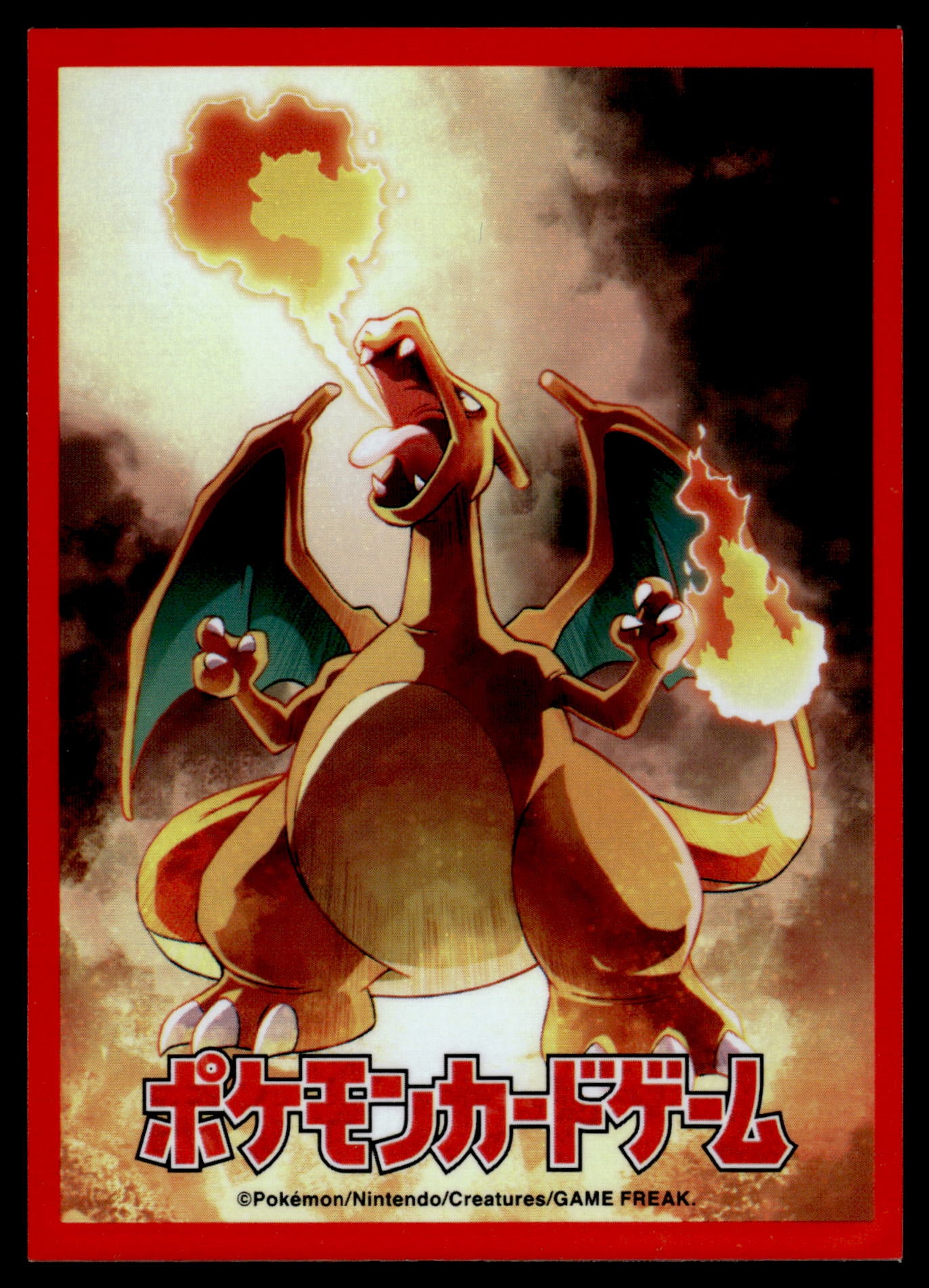 Charizard Art 2016 Individual Card Sleeve Pokemon [NM]