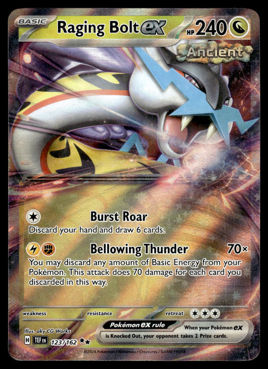 Raging Bolt ex 123/162 SV Temporal Forces Pokemon [NM]