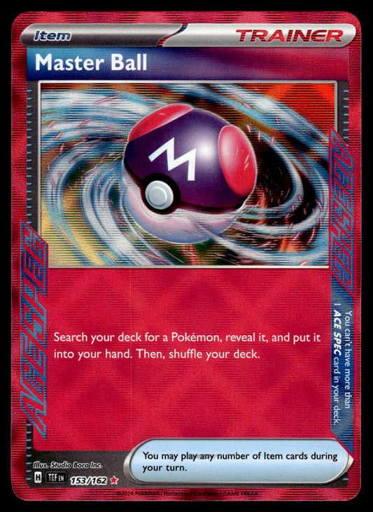 Master Ball Ace 153/162 SV Temporal Forces Pokemon [NM]