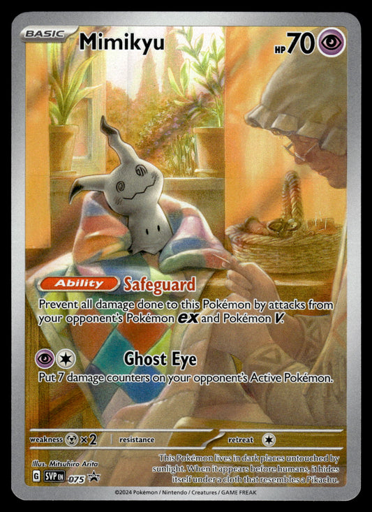 Mimikyu SVP075 Paldean Fates ETB Promo Pokemon [NM]