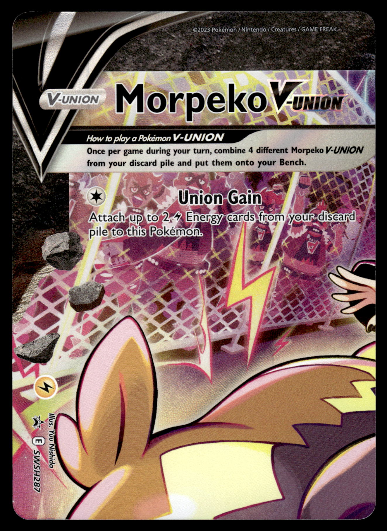 Morpeko V-Union SWSH287/288/289/290 SWSH Promo Pokemon [NM]