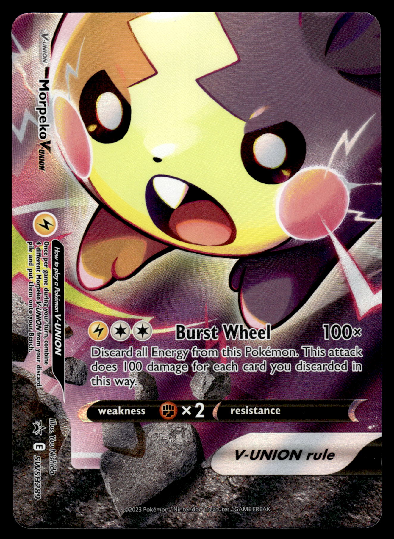 Morpeko V-Union SWSH287/288/289/290 SWSH Promo Pokemon [NM]