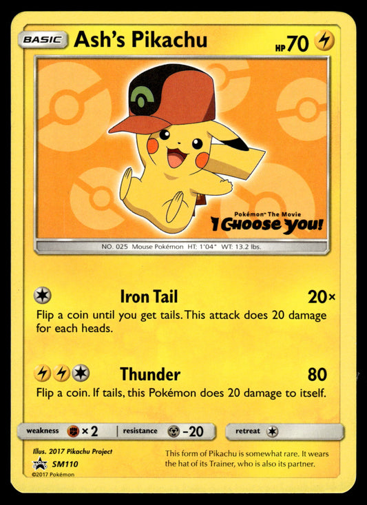 Ash's Pikachu SM110 I Choose You! Promo Pokemon [PL] (1)