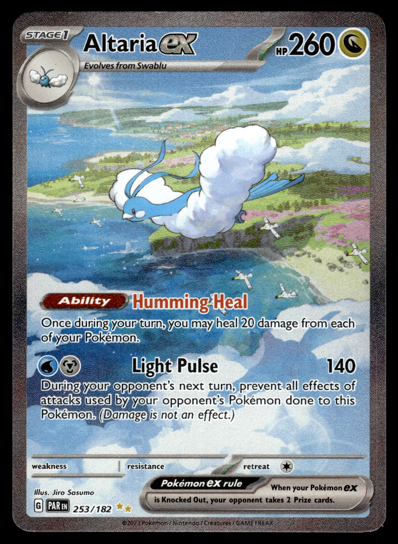 Altaria ex 253/182 SV Paradox Rift Pokemon [NM]