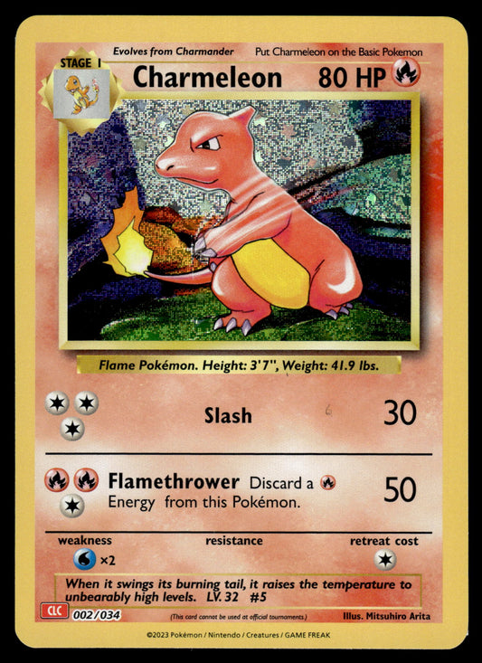 Charmeleon Holo 002/034 Classic Collection CLC Charizard Deck Pokemon [NM]