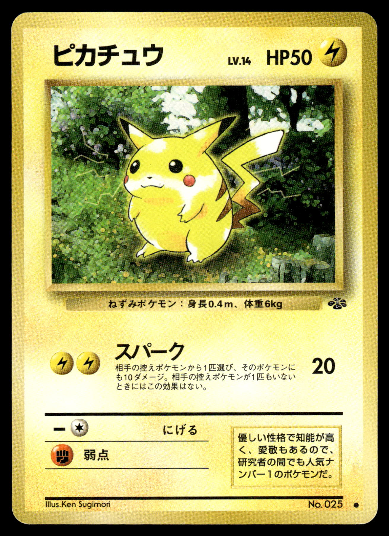 Pikachu No. 025 Jungle Japanese Pokemon [PL] (2)