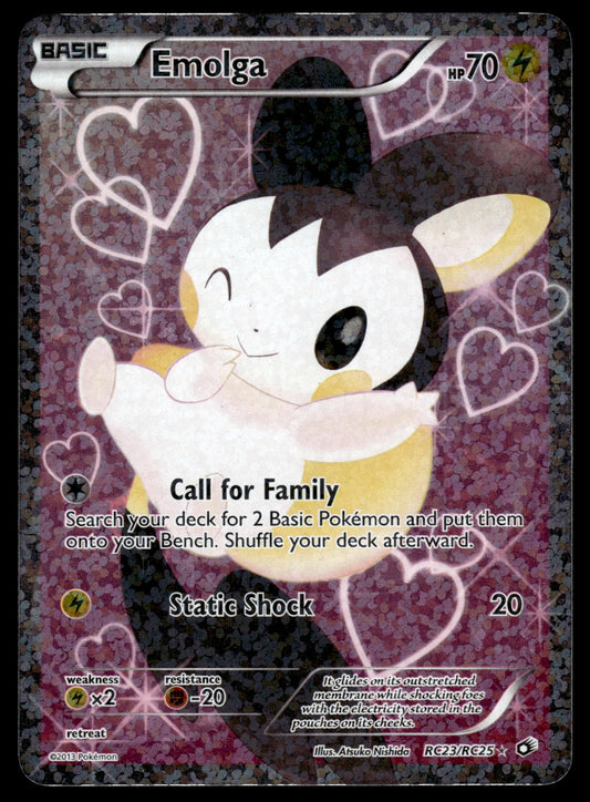 Emolga RC23/RC25 XY Legendary Treasures Radiant Collection Pokemon [DMG]