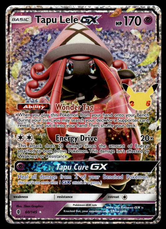 Tapu Lele GX 60/145 SWSH Celebrations Classic Collection Pokemon [NM]