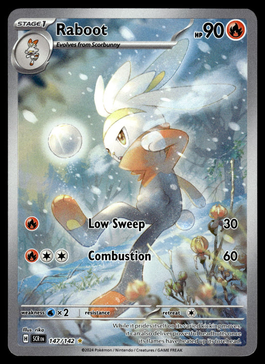 Raboot Illustration Rare 147/142 SV Stellar Crown Pokemon [NM] (1)