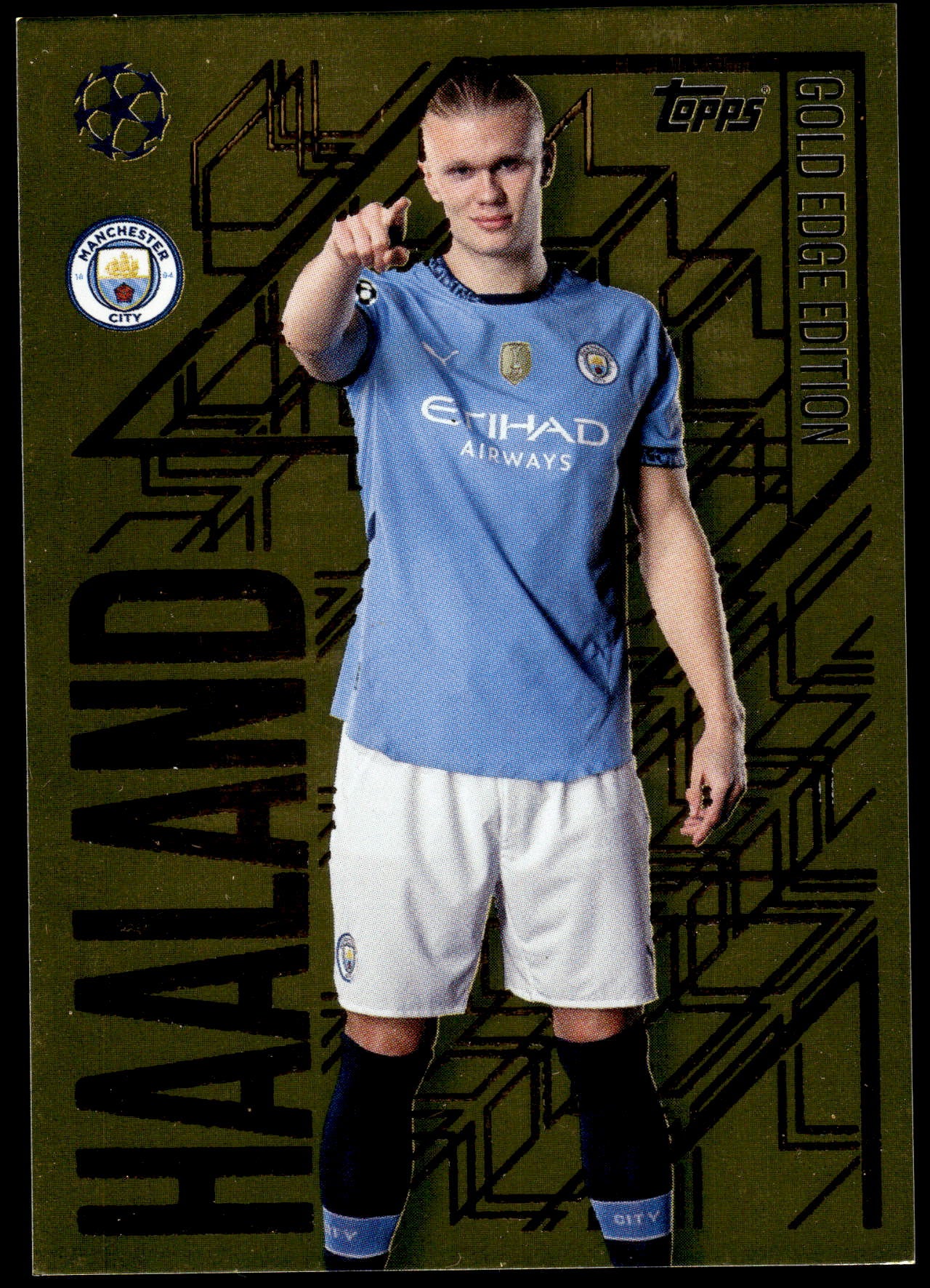 Erling Haaland Match Attax Gold Edge Edition 24/25 - Football [NM]