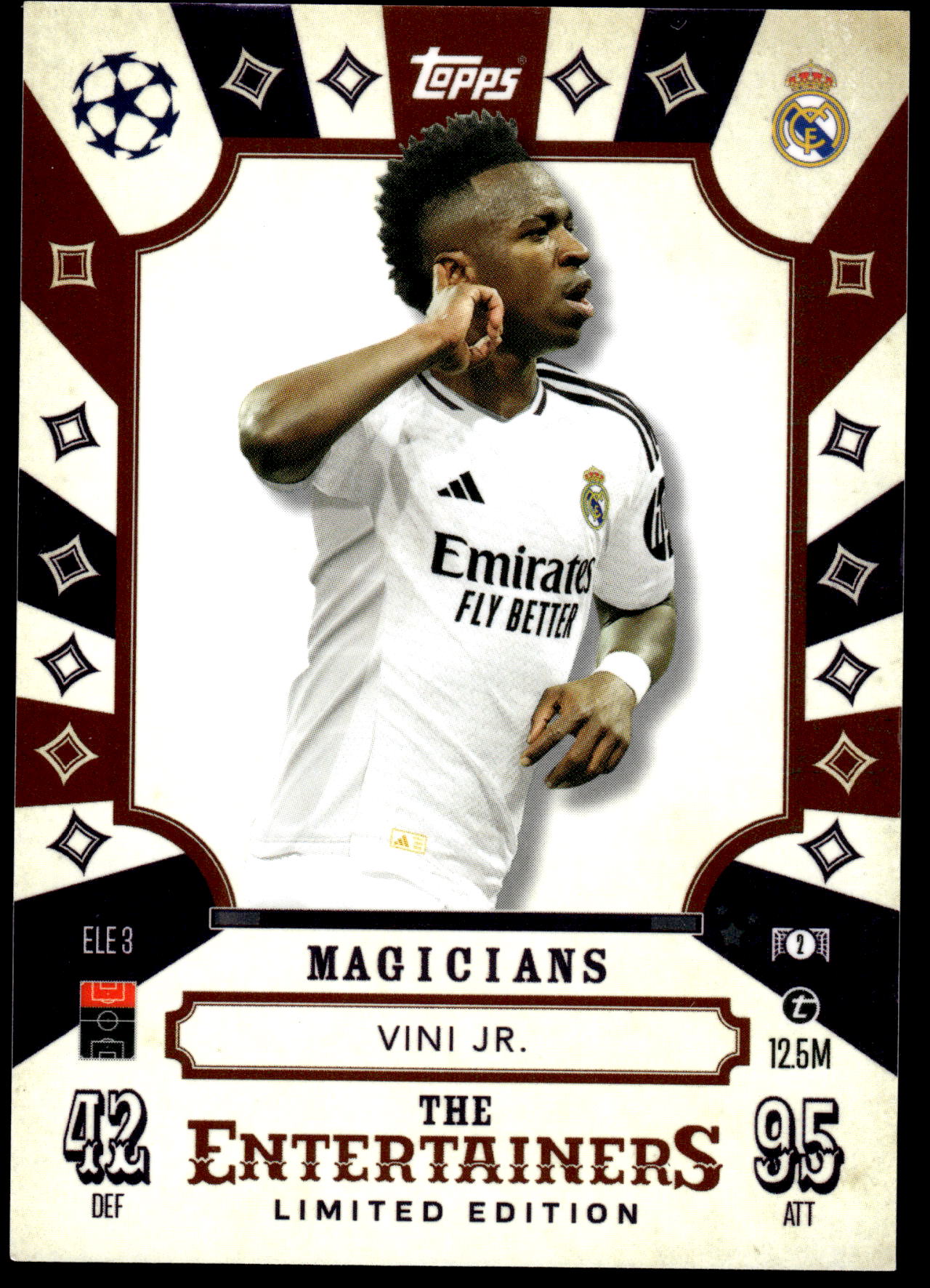 Vini Jr. Match Attax 24/25 Magicians The Entertainers - Football [NM]