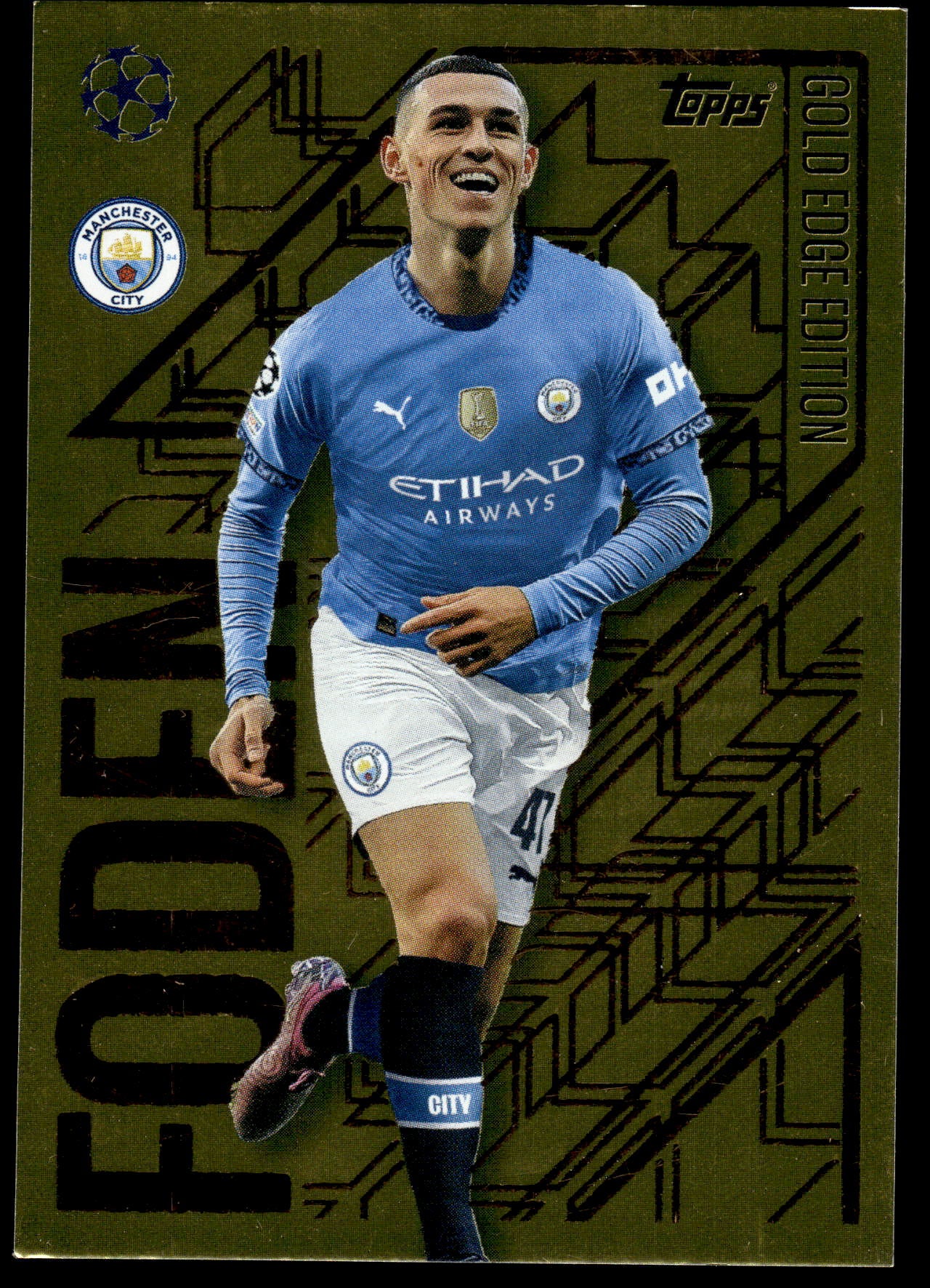 Phil Foden Match Attax Gold Edge Edition 24/25 - Football [NM]