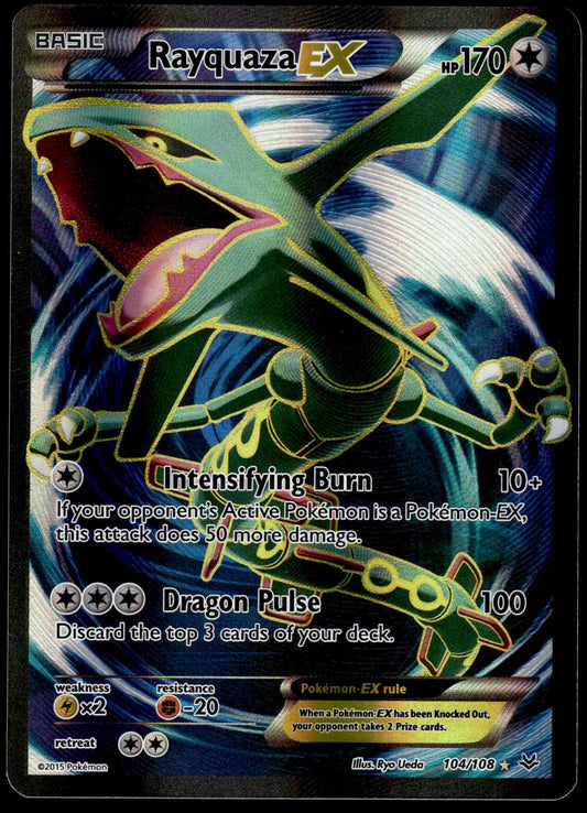 Rayquaza EX 104/108 XY Roaring Skies Pokemon [NM]