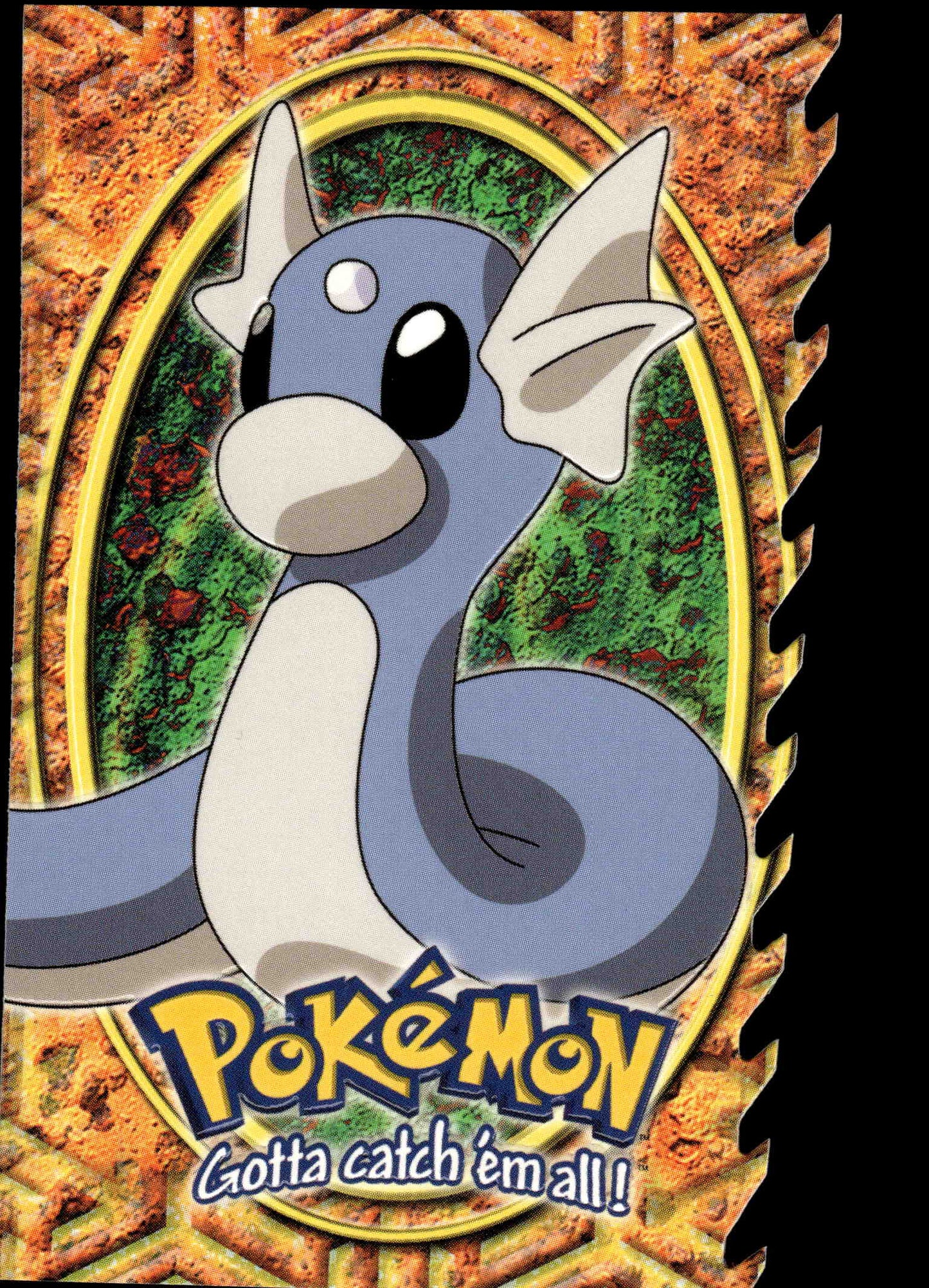 Dratini Die-Cut 10 of 12 TOPPS TV Movie Animation Edition Pokemon [NM] (1)