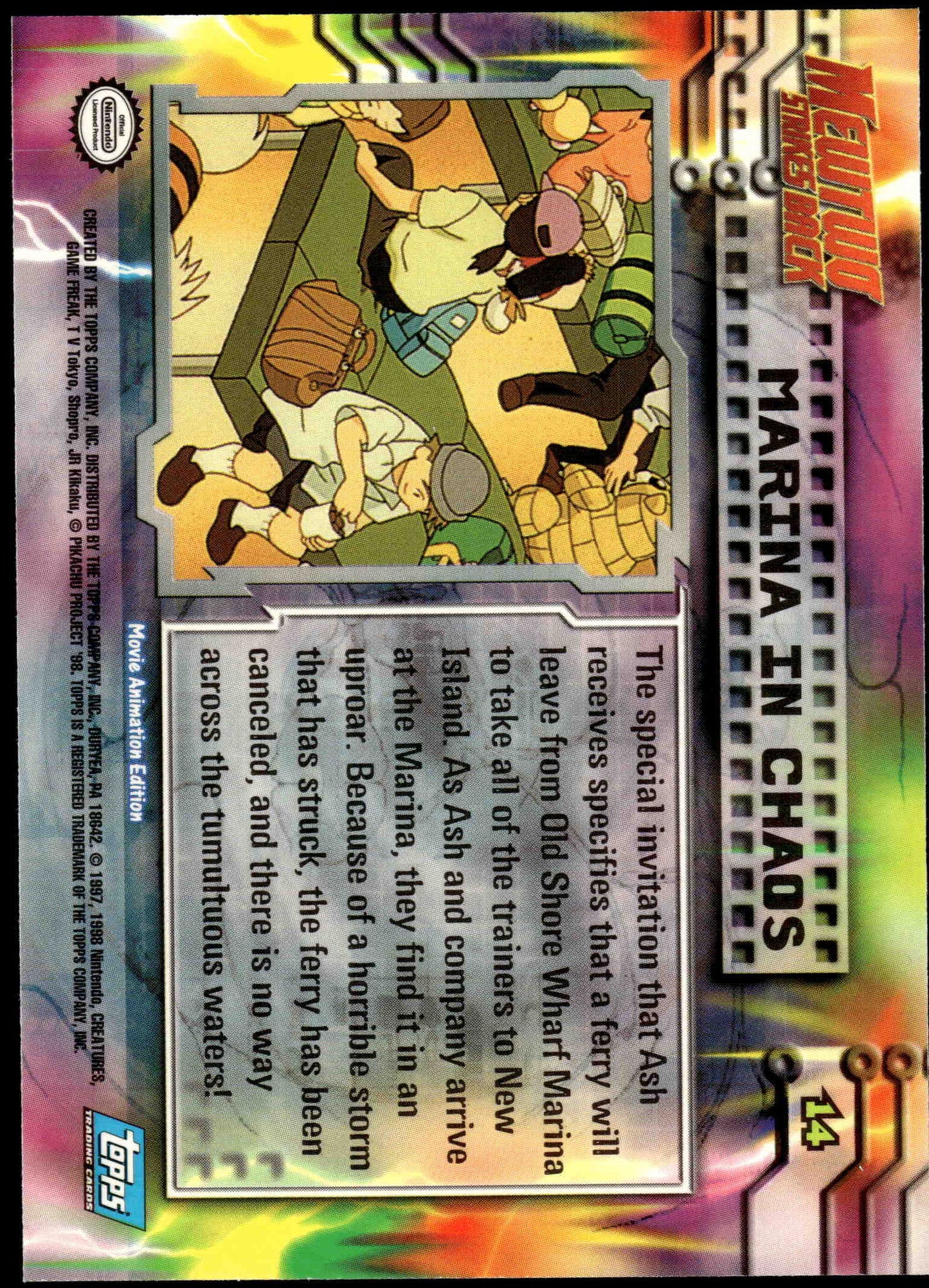 Marina in Chaos #14 TOPPS TV Movie Animation Edition Pokemon [NM] (1)