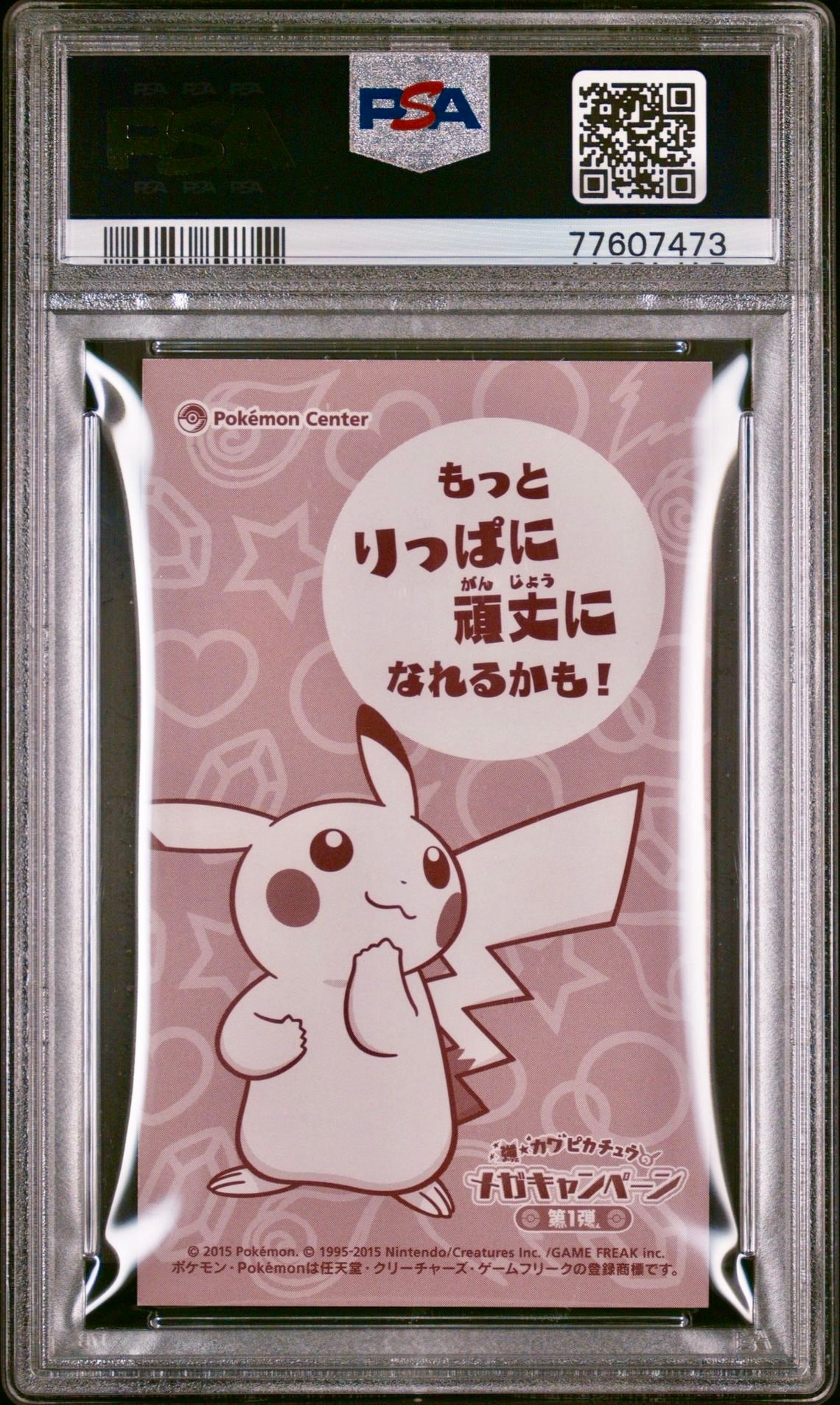 PSA 9 - Poncho-Wearing Pikachu Sableye Business Card XY Japanese Promo - Pokemon