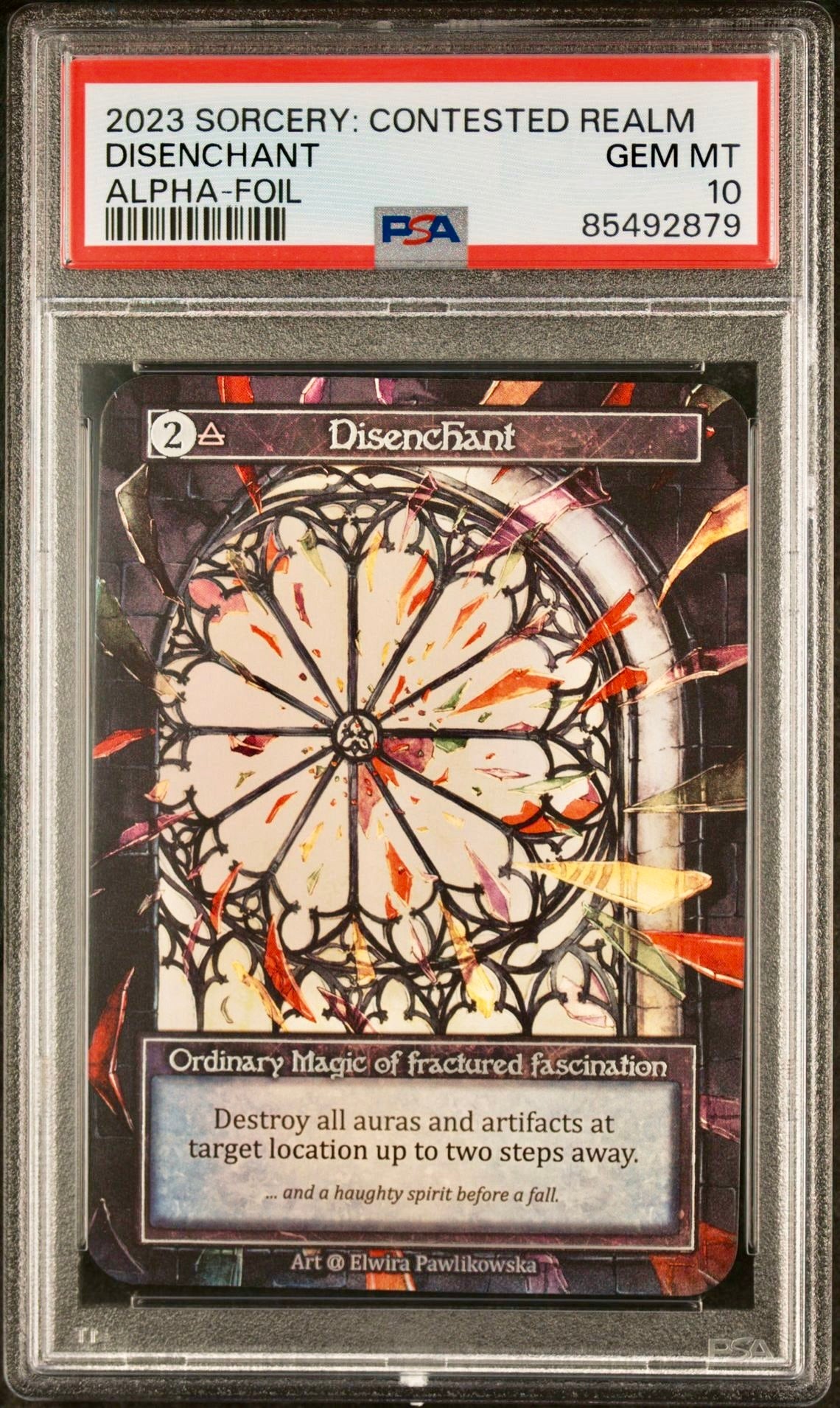 PSA 10 - Dinsenchant (Ordinary Foil) Alpha - Sorcery