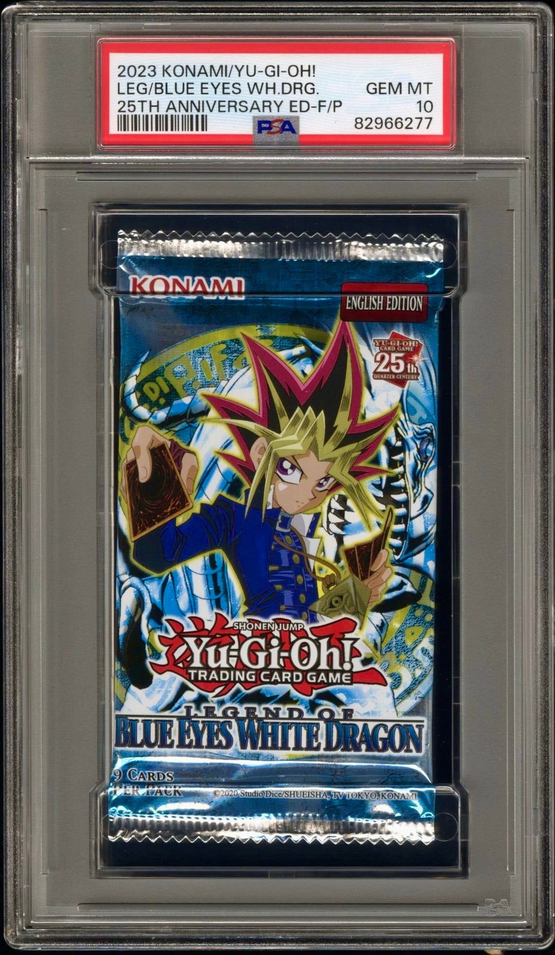 PSA 10 - Legend of Blue Eyes 25th Anniversary Foil Pack - Yu-Gi-Oh!