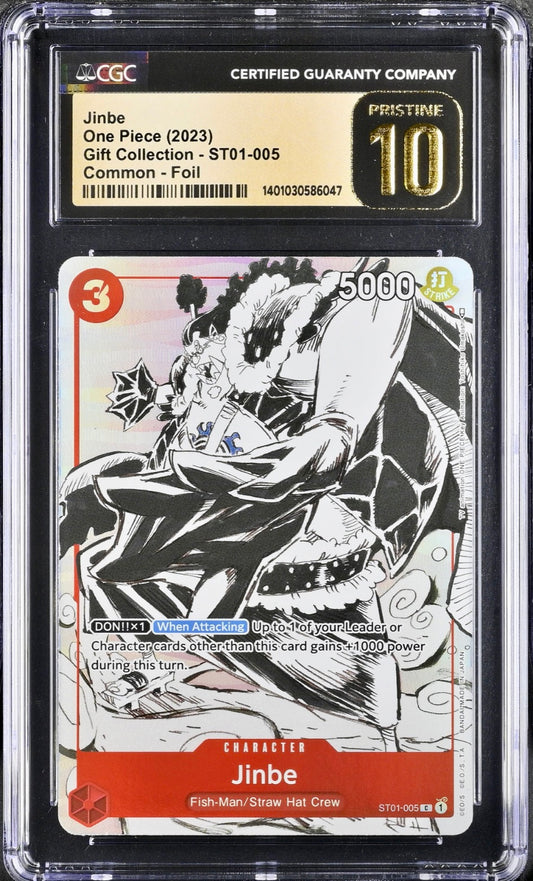 CGC 10 - Jinbe ST01-005 Gift Collection - One Piece