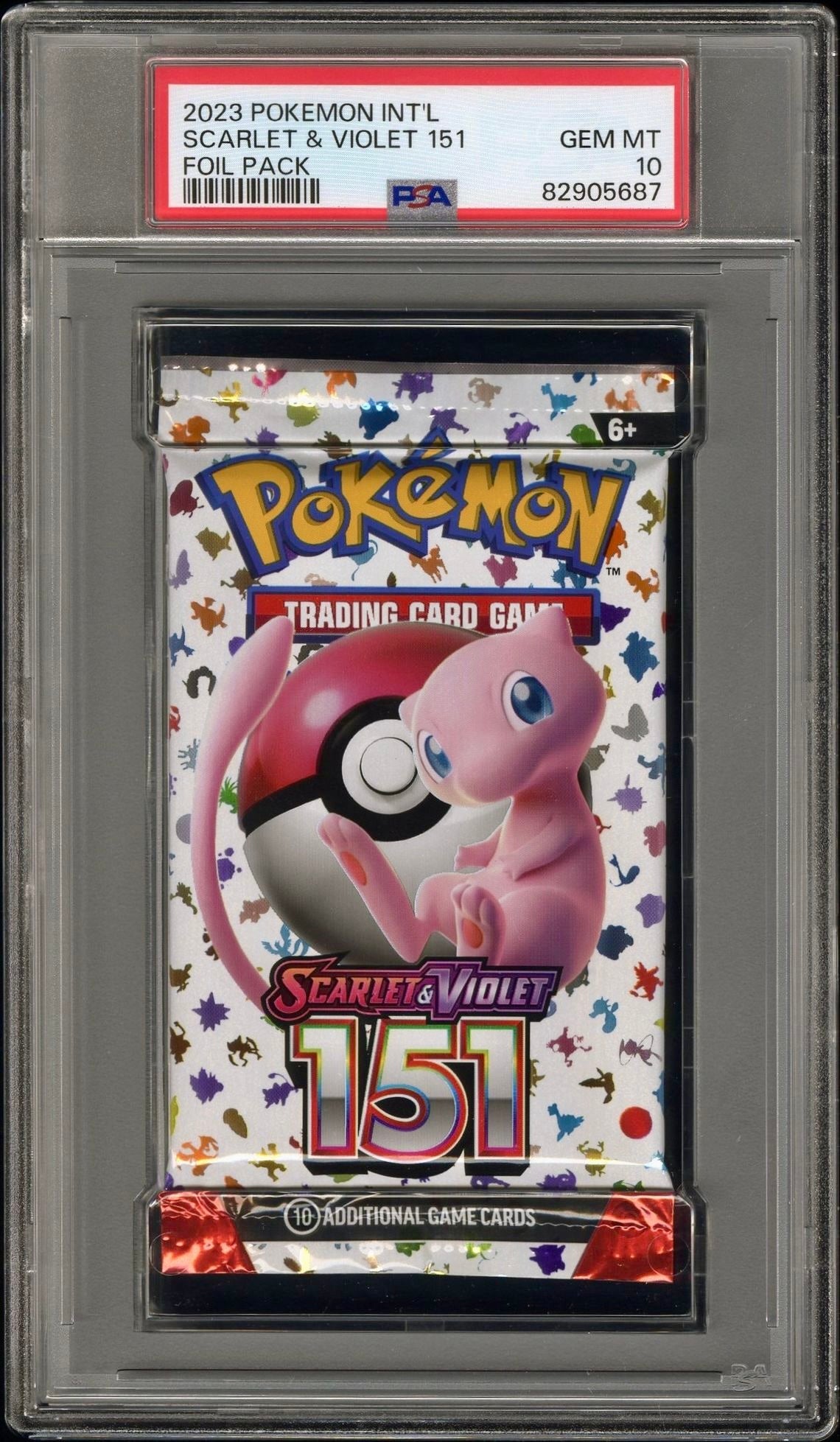 PSA 10 - SV Pokemon 151 Mew Foil Pack - Pokemon